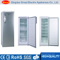 China Manual Defrost Stainless Steel Deep Upright Freezer with Drawer